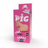 Shake The Pig pink hanging box with side window and free body lotion