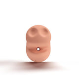 Shake The Pig stroker, front view showing the snout and the opening